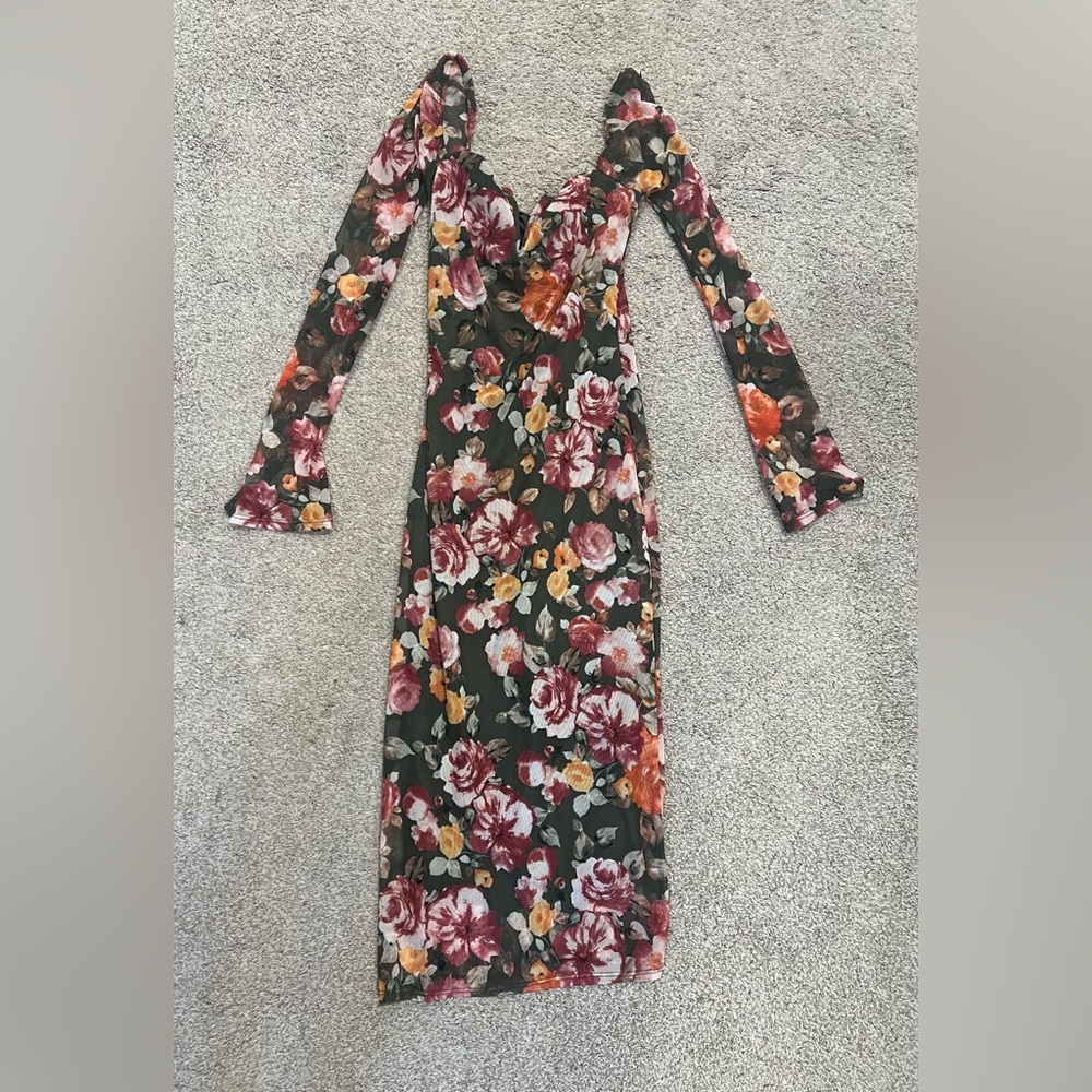 Vici Floral Midi Dress